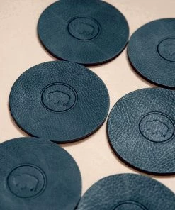 Mountain Khakis ColsenKeane Leather Coasters 6-Pack