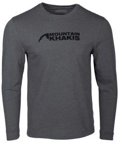 Mountain Khakis Shirts Men's Logo Long Sleeve T-Shirt