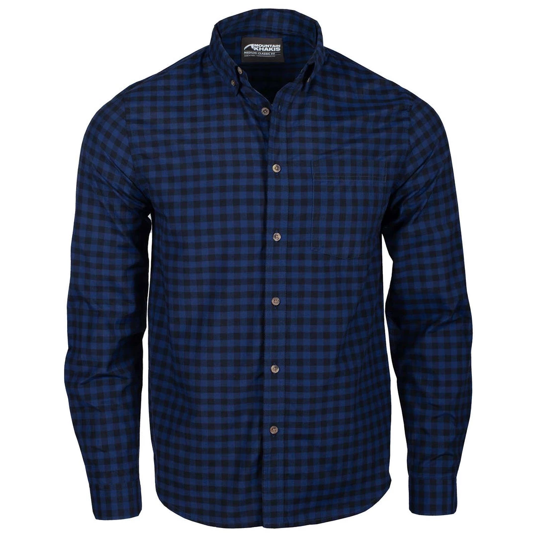 Mountain Khakis Men's Spalding Gingham Long Sleeve Shirt