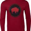 Mountain Khakis Men's Bison Patch Long Sleeve T- Shirt